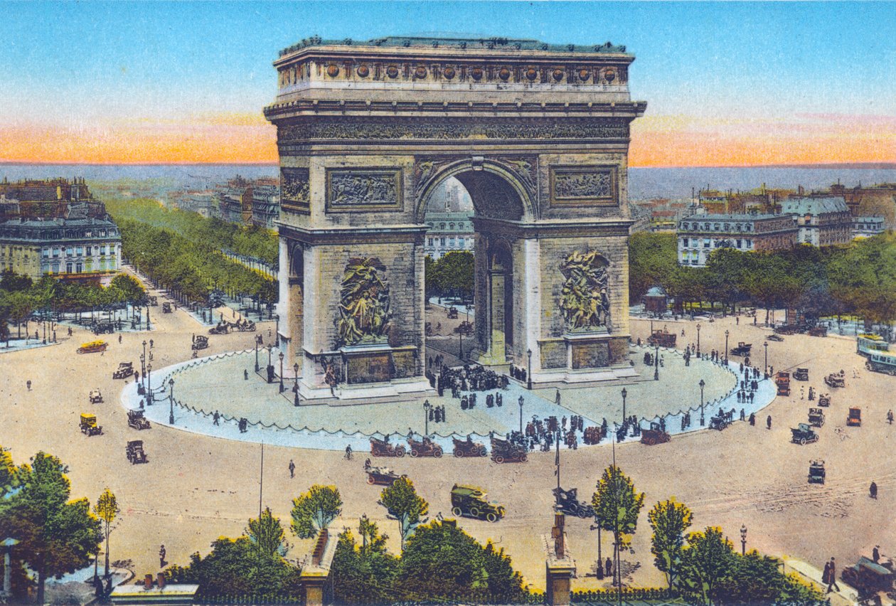 Arc de Triomphe, from 