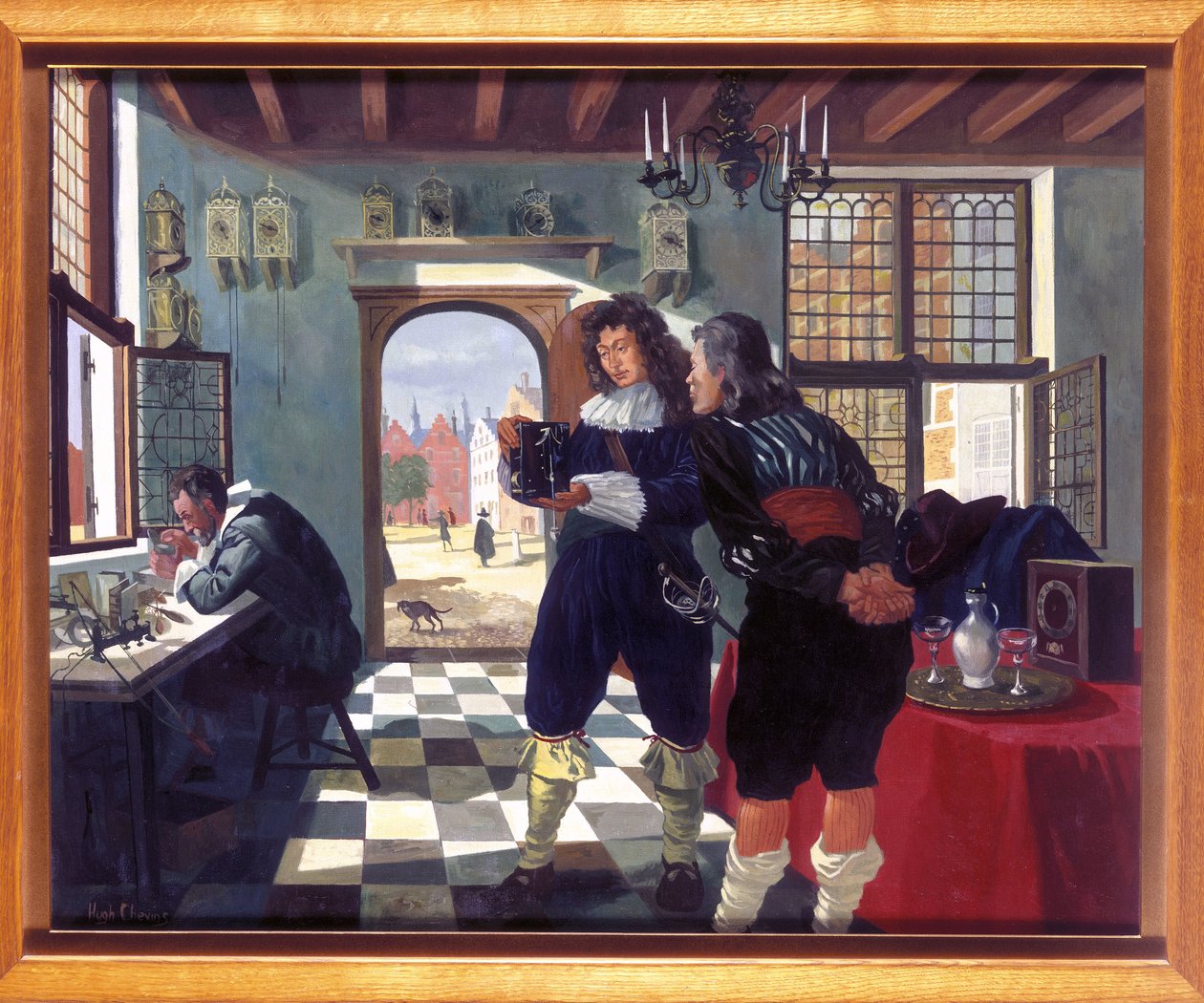Clock & Watch Makers Christiaan Huygens in Salomon Coster