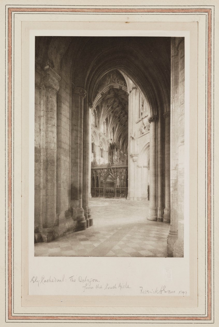 Ely Cathedral, the Octagon from the South Aisle by John Pardon