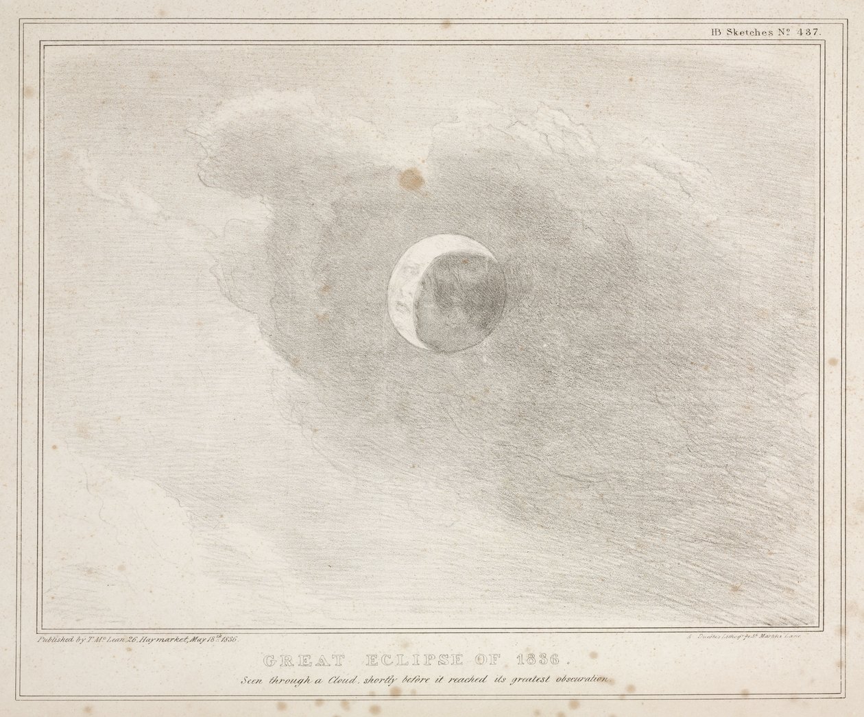 Great Eclipse of 1836 by John Pardon