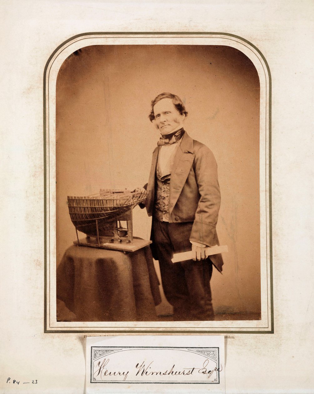 Henry Wimshurst, English Engineer by Ferdinand Georg Waldmuller