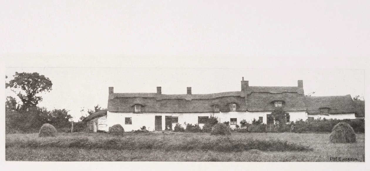 Norfolk Cottages by Frederick (attr. to) Barnard