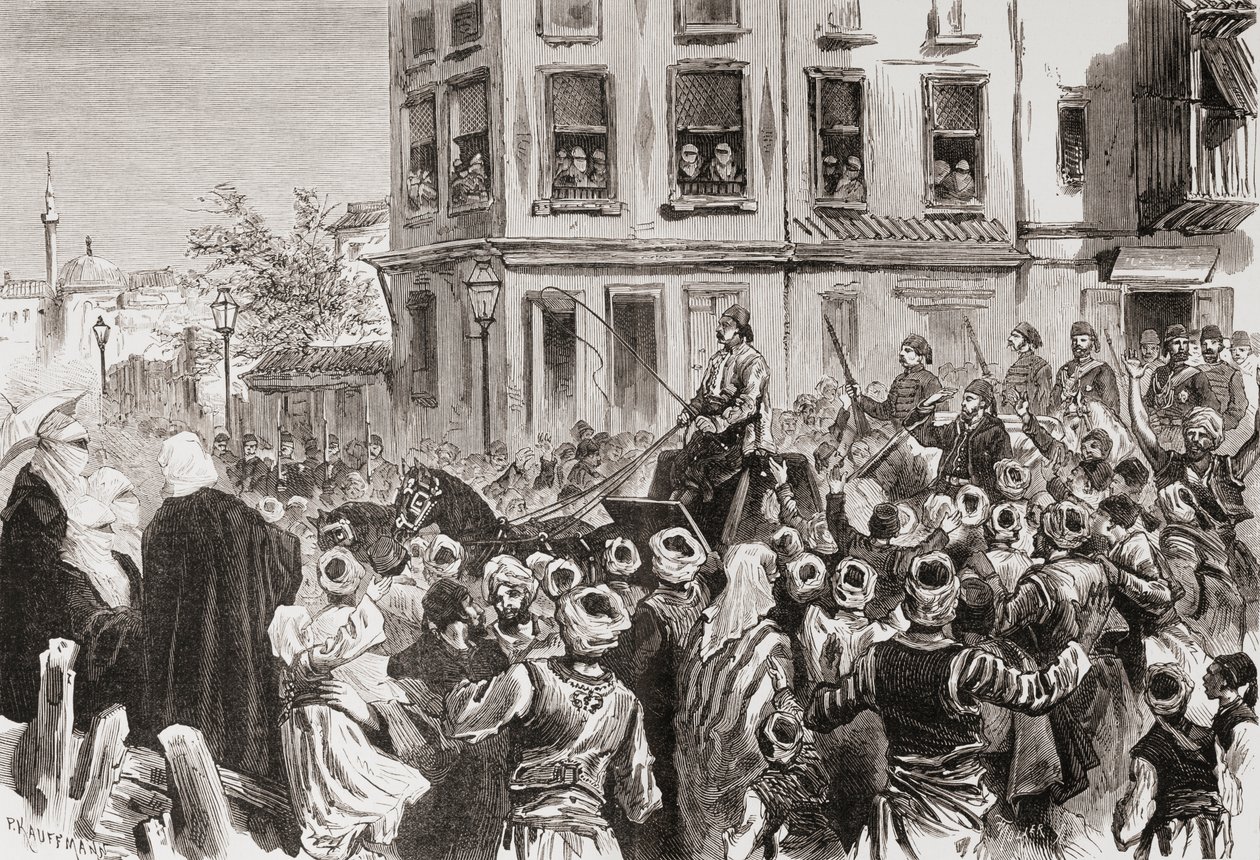 Osman Pasha returns to Constantinople in 1878 by . .