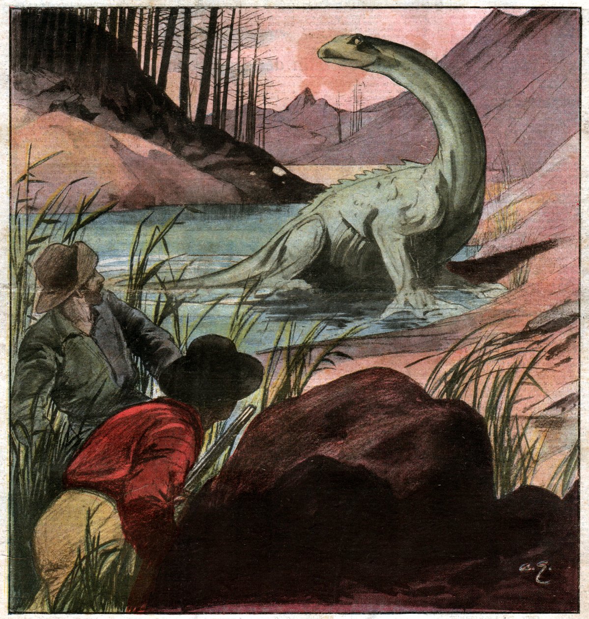 Plesiosaur by John Pardon