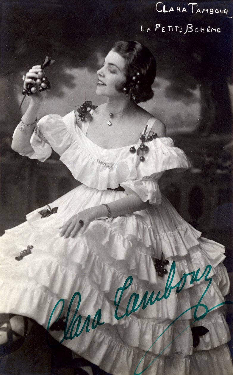 Portrait of Clara Drum in the play 