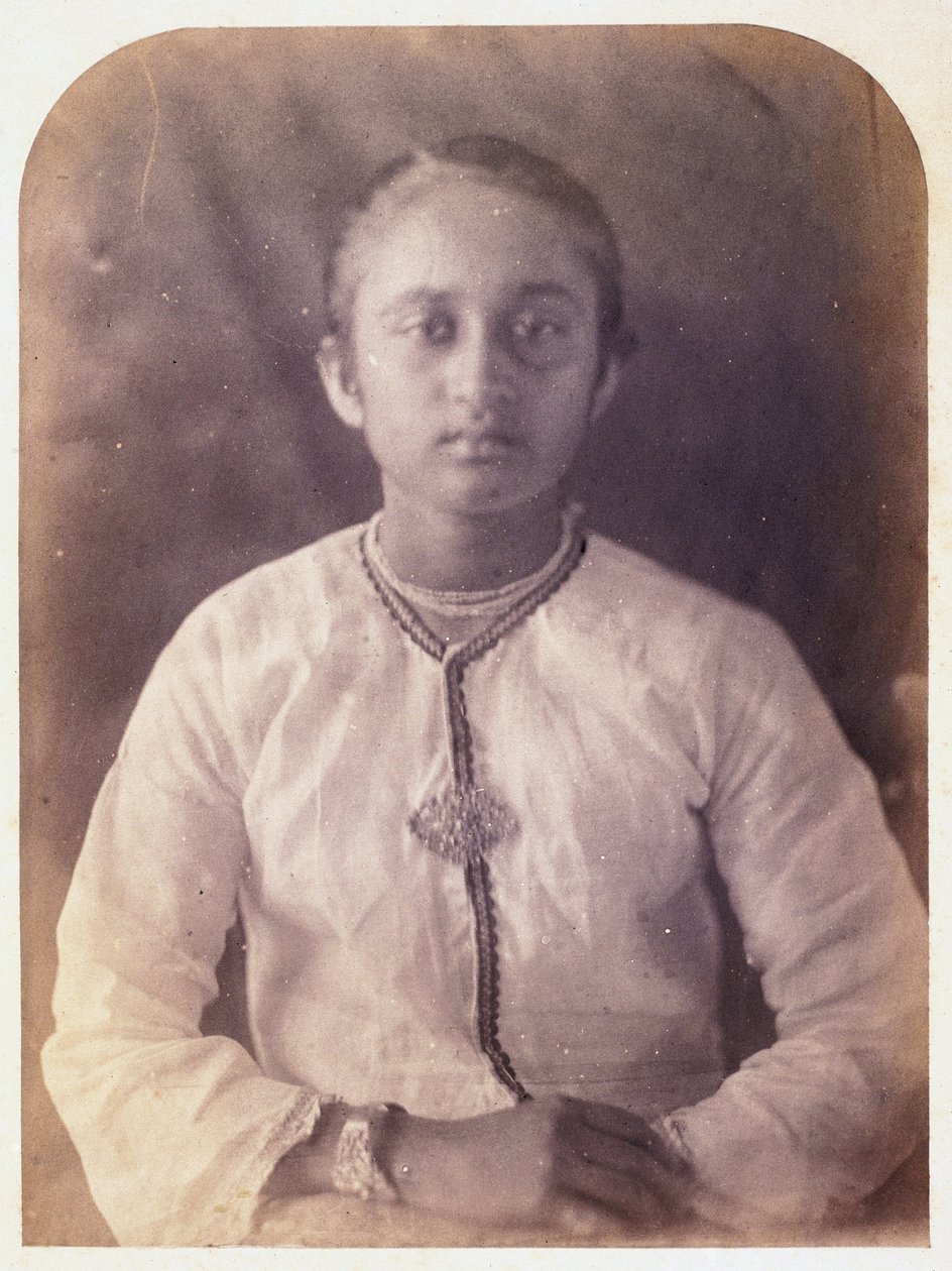 Portrait of a Young woman, Ceylon, c 1875 by Ferdinand Georg Waldmuller