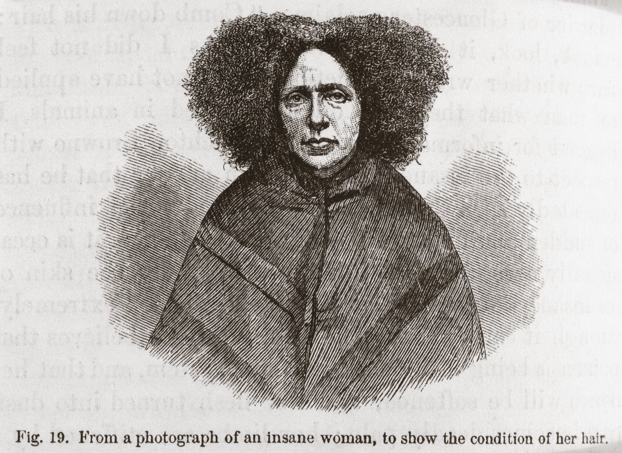 Psychiatry Insane woman by Frederick (attr. to) Barnard