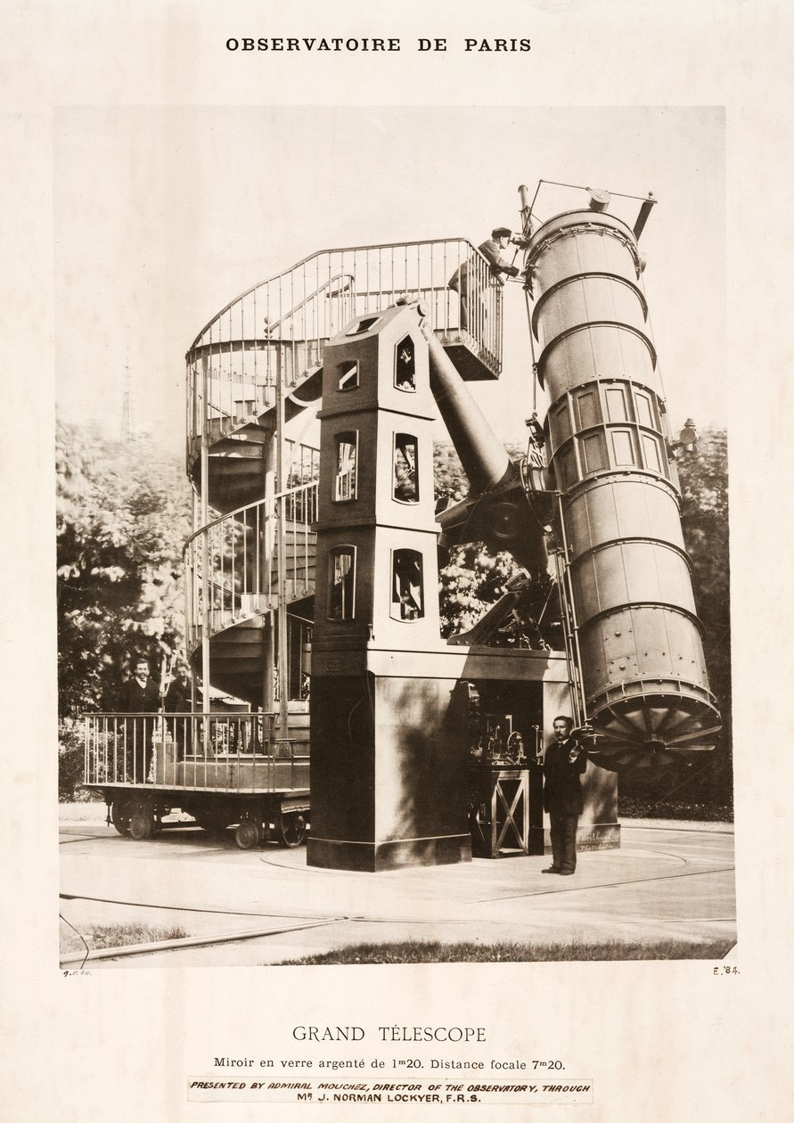 Reflecting Telescope, Paris Observatory by Frederick (attr. to) Barnard