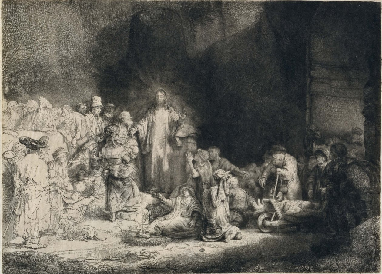 Christ with the Sick around Him, Receiving Little Children (The 