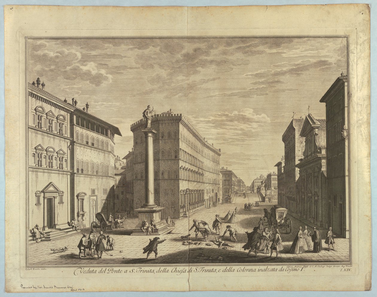 View of Florence, Plate from 