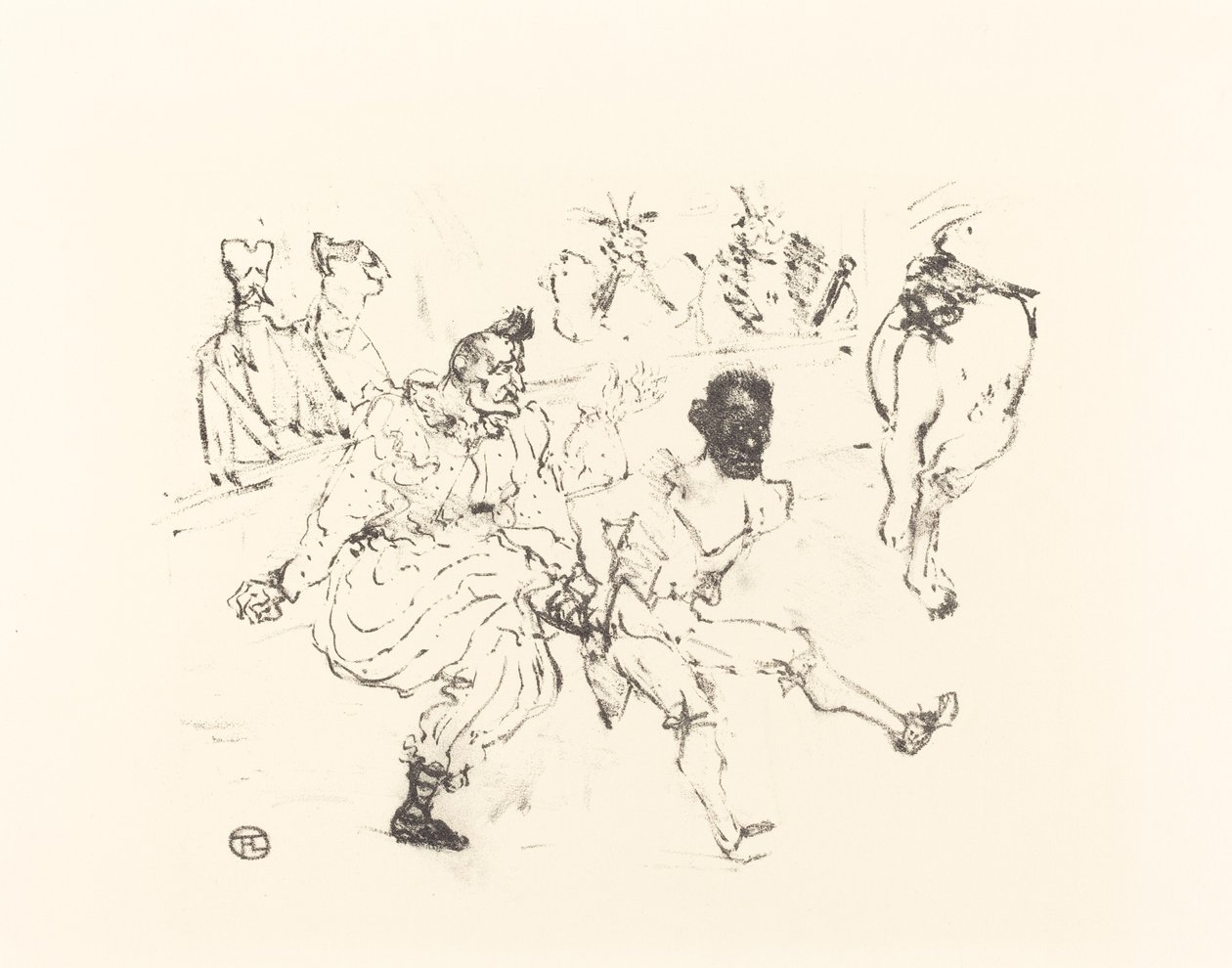 Footit and Chocolat by after Henri de Toulouse Lautrec