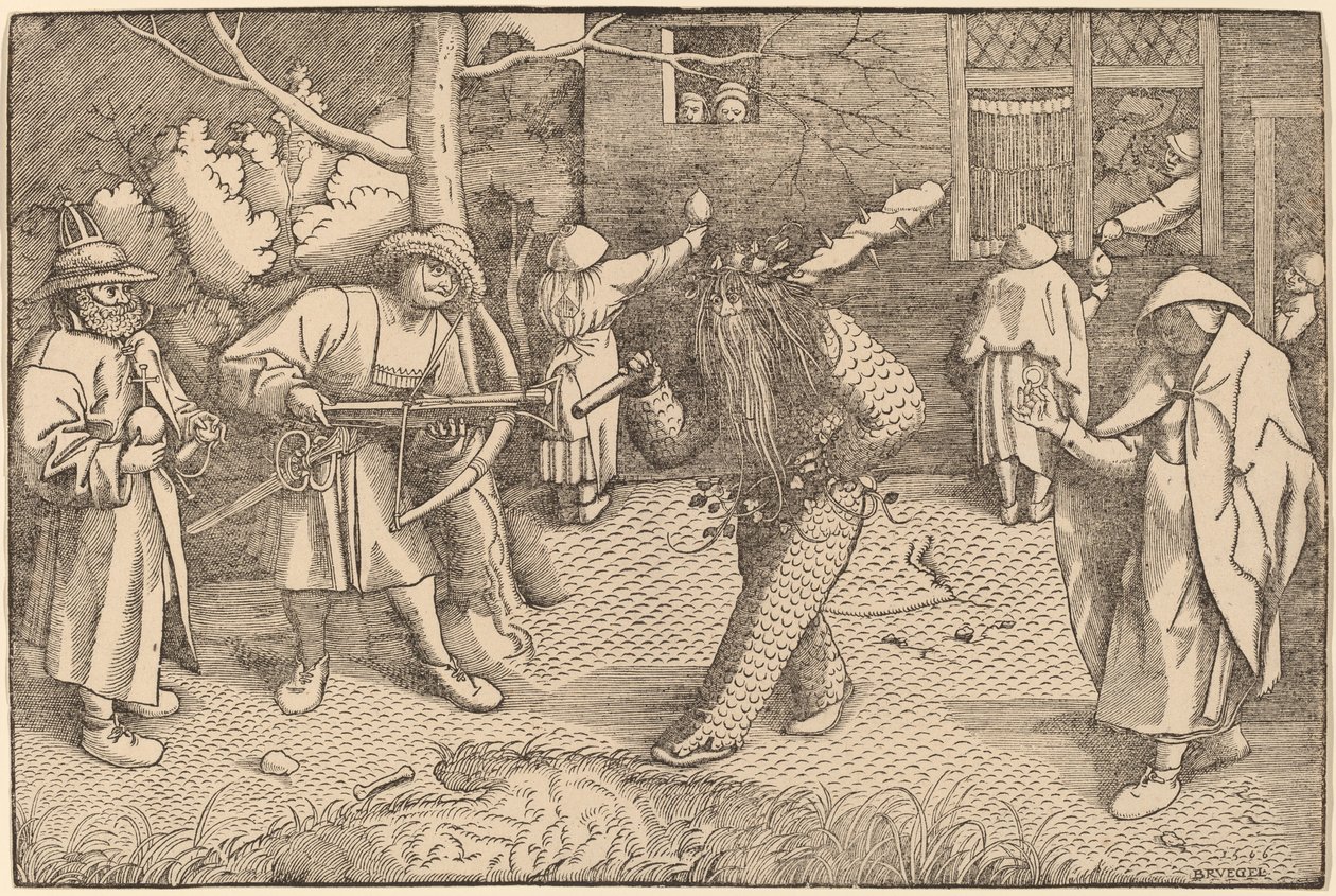 The Masquerade of Ourson and Valentin by after Pieter Bruegel the Elder