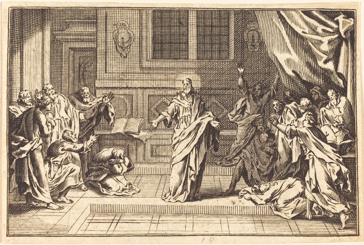 Christ Appearing to His Disciples by after Sébastien Le Clerc I