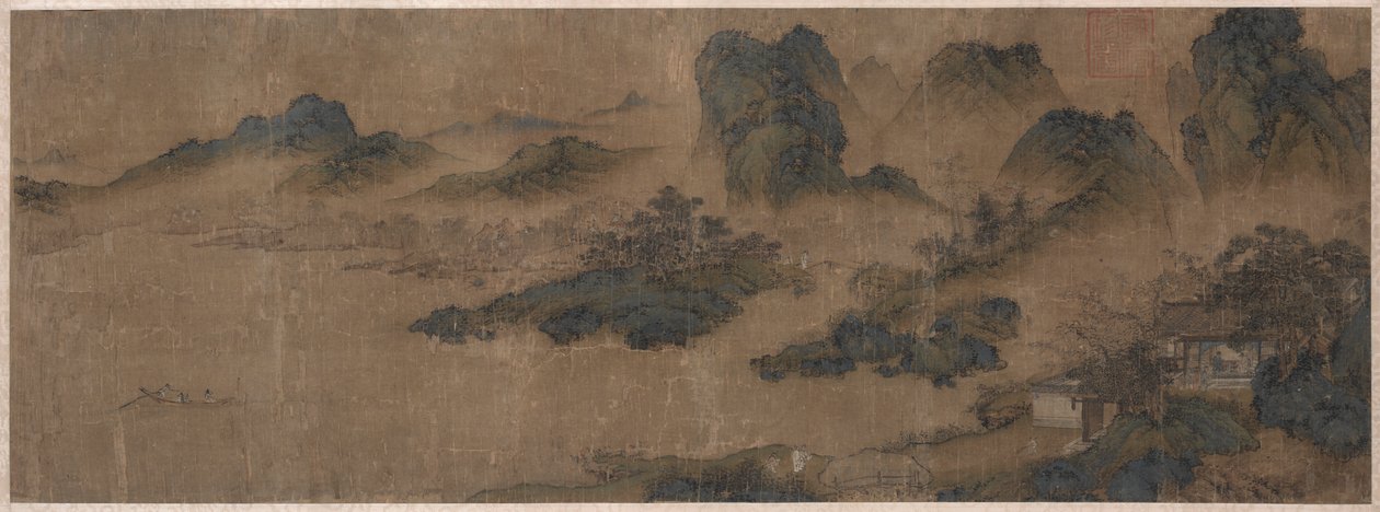 Visiting an Old Friend in the Spring Mountains by after Sheng Mou