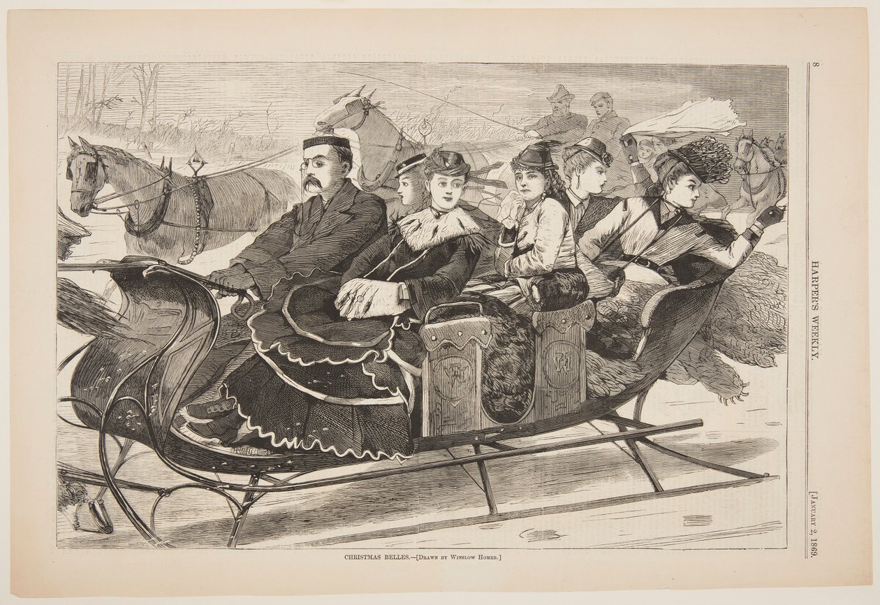 Christmas Belles by Winslow Homer