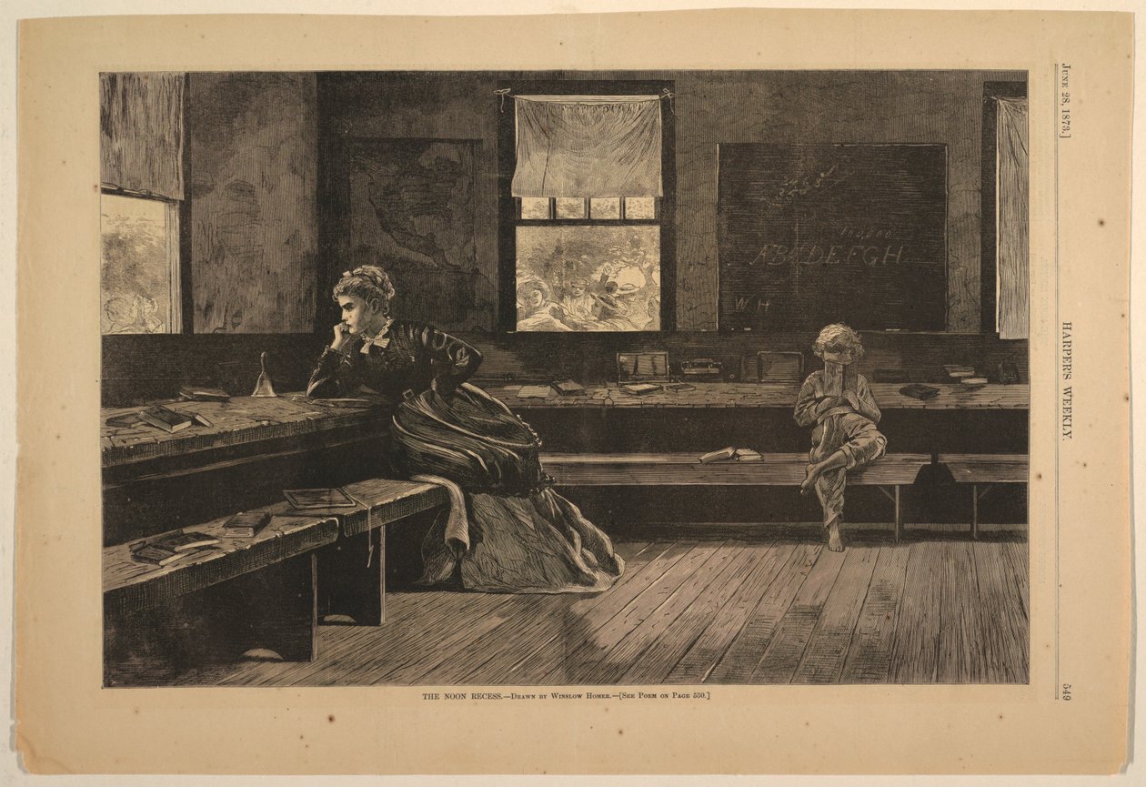 The Noon Recess by Winslow Homer