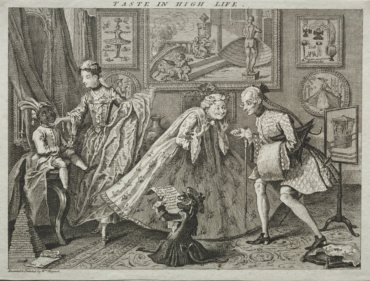 Taste in High Life by after a design by William Hogarth