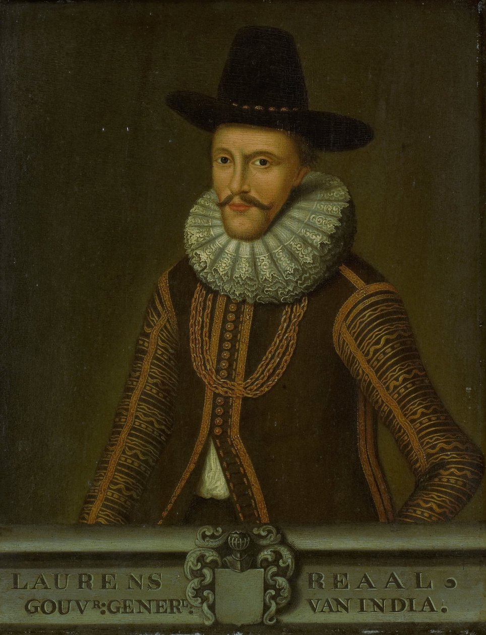 Portrait of Laurens Reael, Governor-General of the Dutch East Indies by anonymous (copy after)