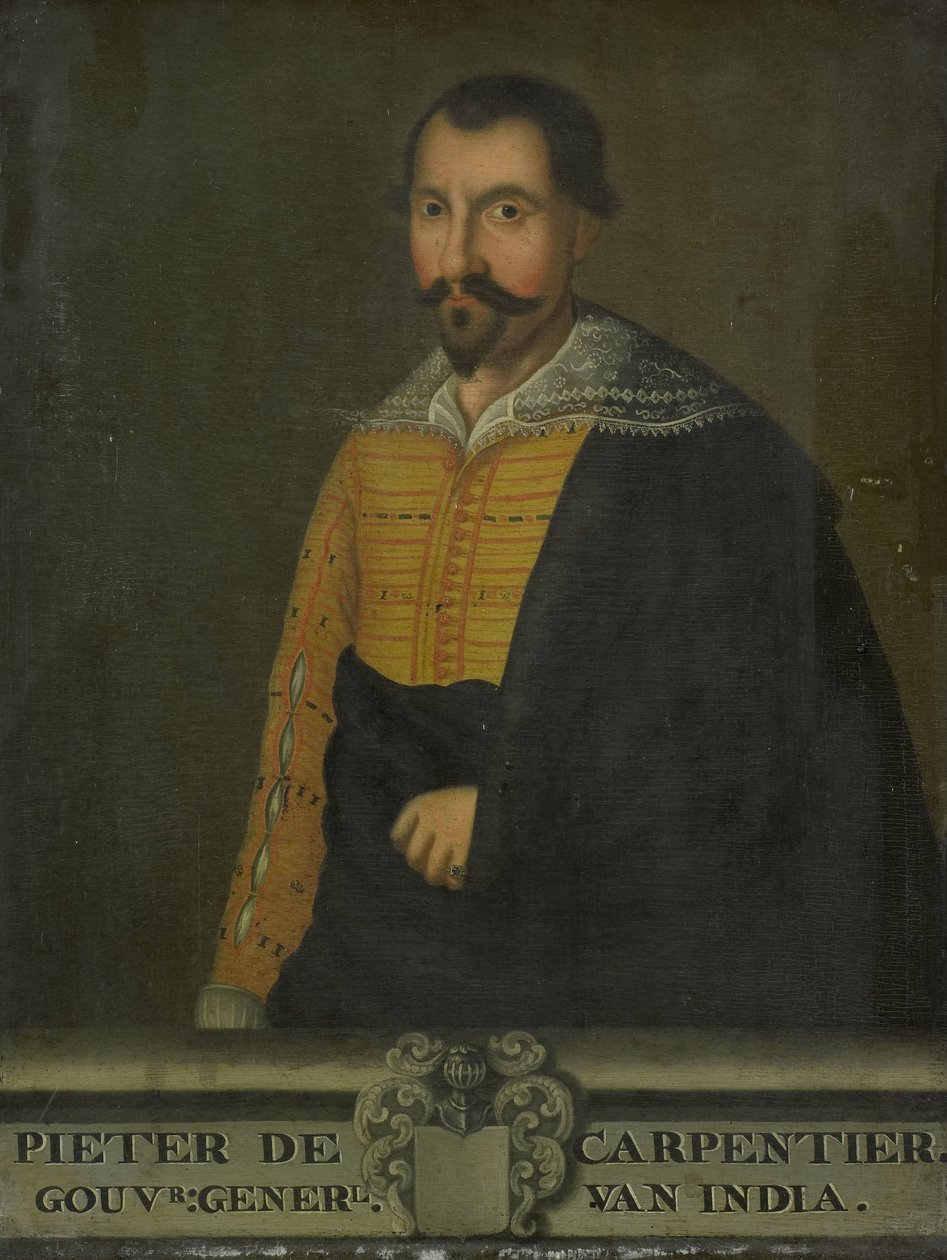 Portrait of Pieter de Carpentier, Governor-General of the Dutch East Indies by anonymous (copy after)
