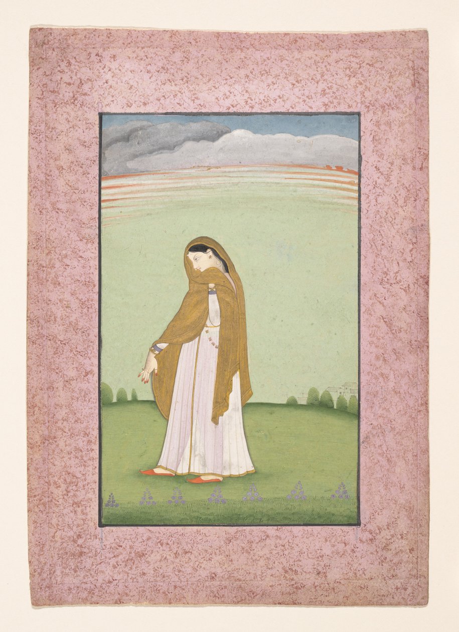 Abhisarika Nayika, a Heroine Longing for Her Lover by anonymous 