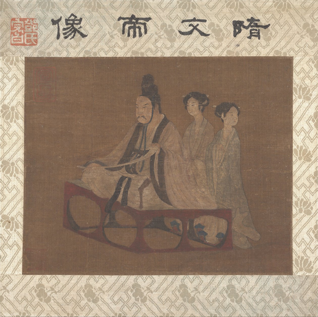 An Emperor with Two Ladies by anonymous 