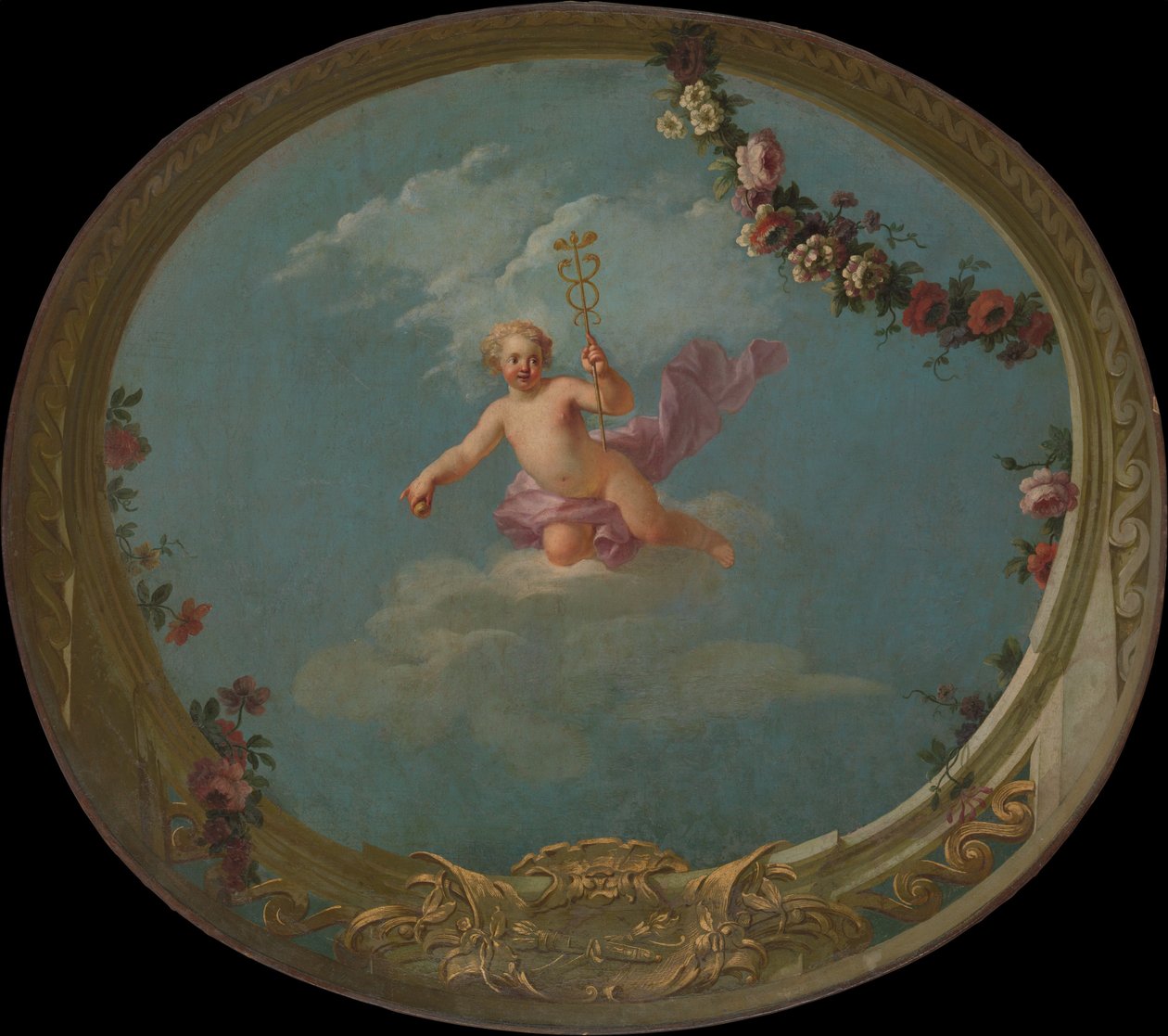 Cupid as a Messenger, with Caduceus by anonymous 
