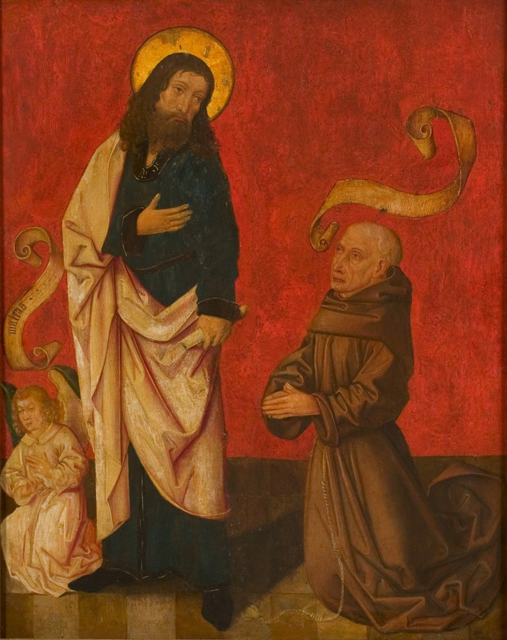 The Evangelist Matthew and a Cleric by anonymous 