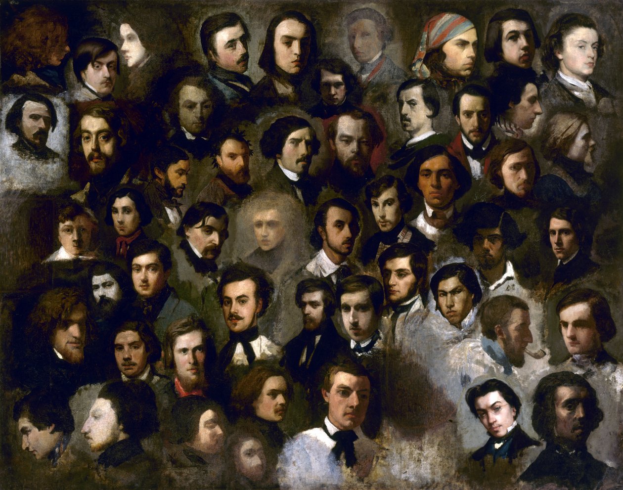 Portraits of the Students of Paul Delaroche