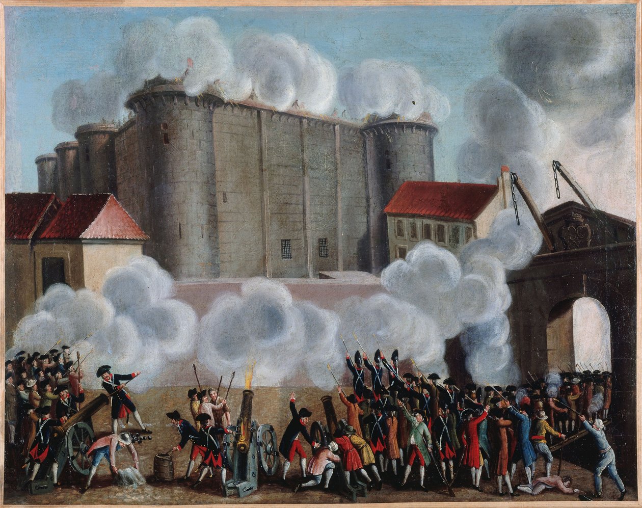 Storming of the Bastille, July 14, 1789 (P804) by anonymous 