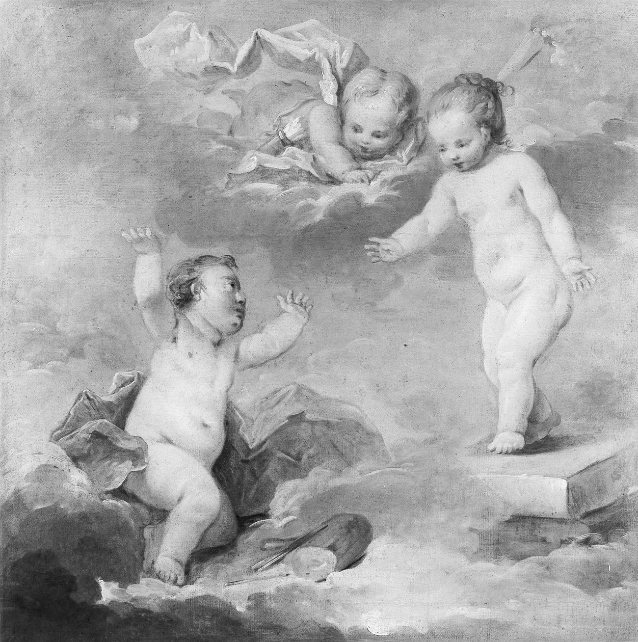 Pygmalion and Galatea as Infants by anonymous 