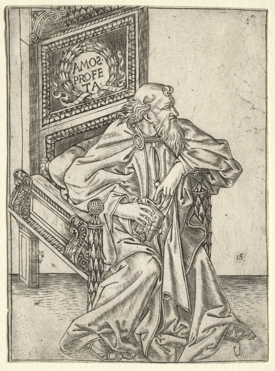 The Prophets: Amos by attributed to Baccio Baldini