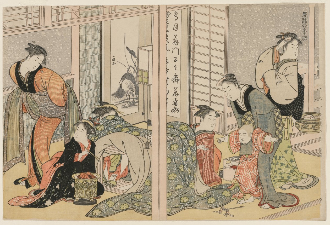 Elegant Pleasures of the Four Seasons by attributed to Kitagawa Utamaro