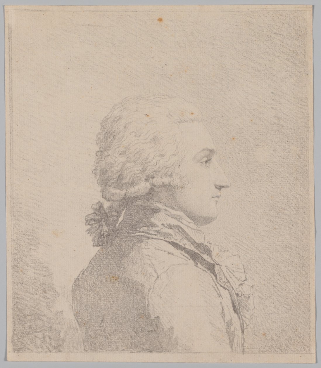 Profile Portrait of a Man by attributed to Louis Rolland Trinquesse