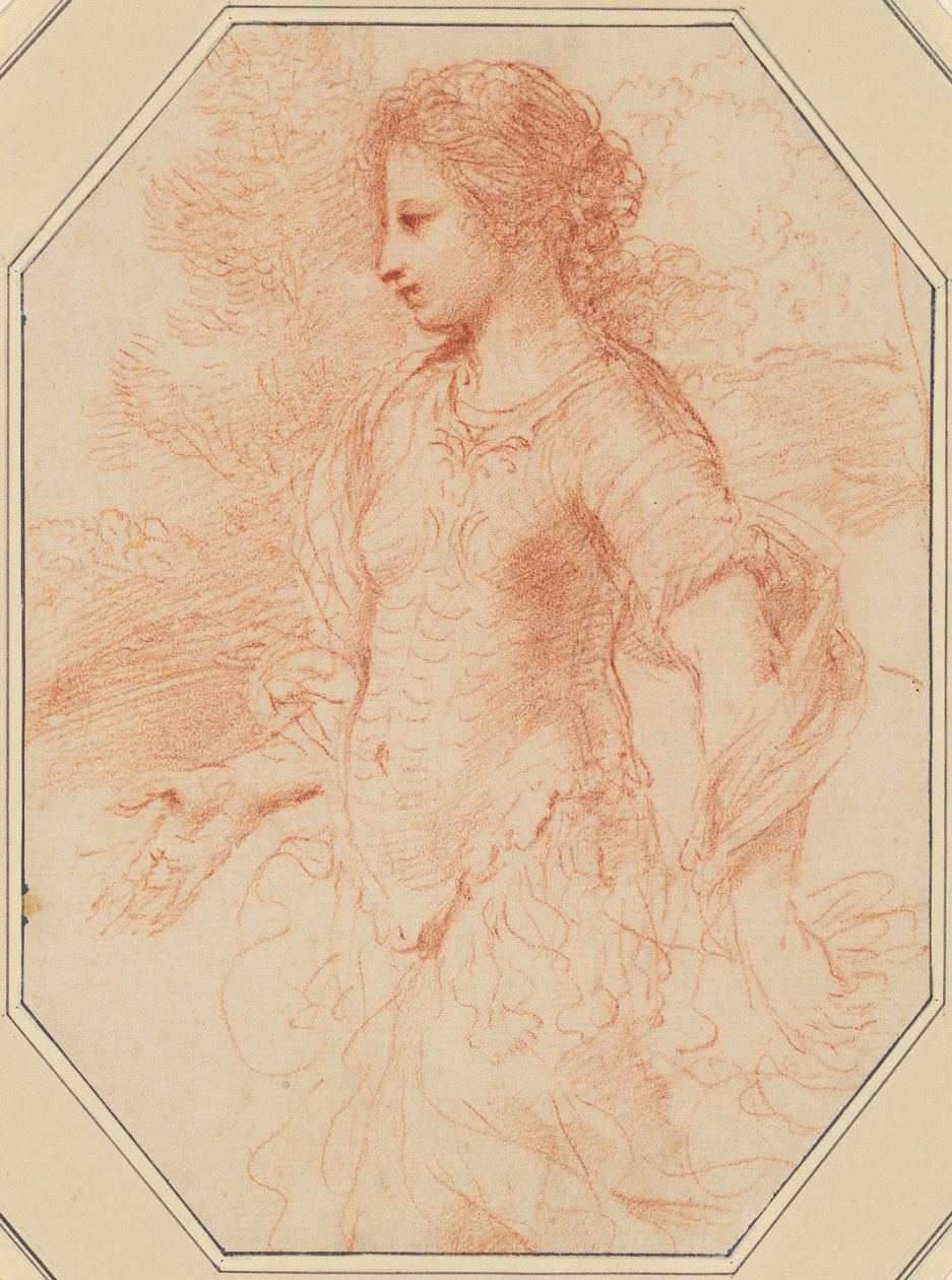 Erminia by called Guercino Giovanni Francesco Barbieri