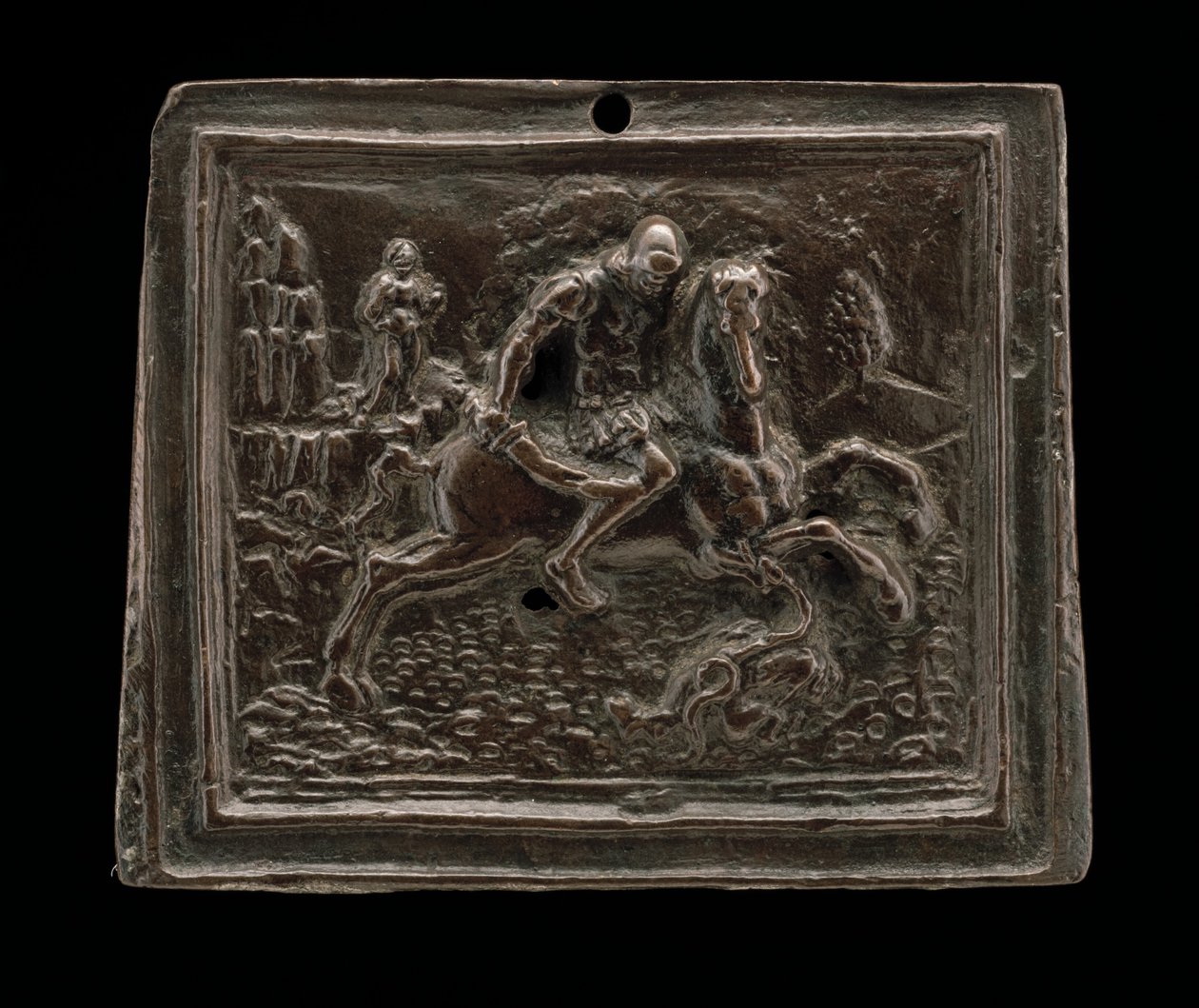 Saint George and the Dragon by called Riccio Andrea Briosco