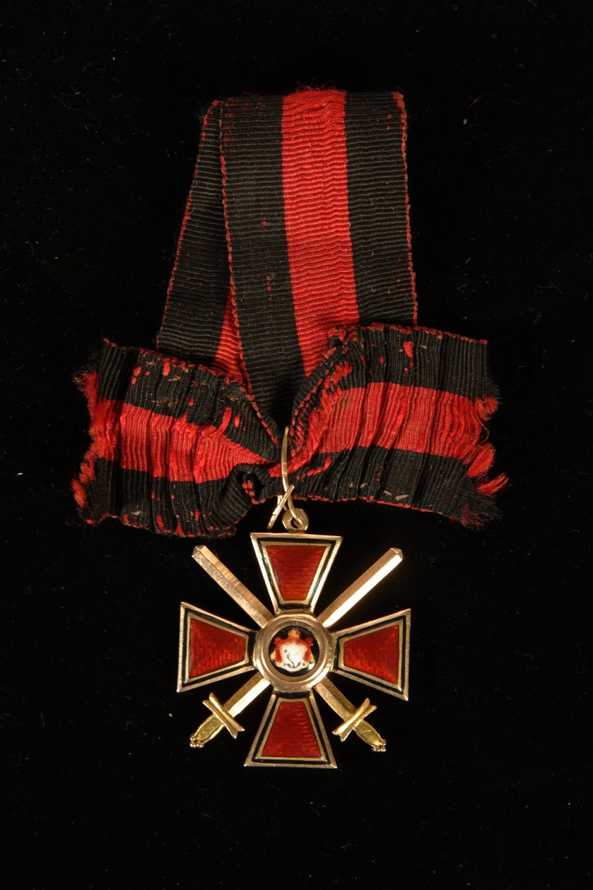 Riband and Badge of the Order of Saint Vladimir, Fourth Class by decorations and medals Orders