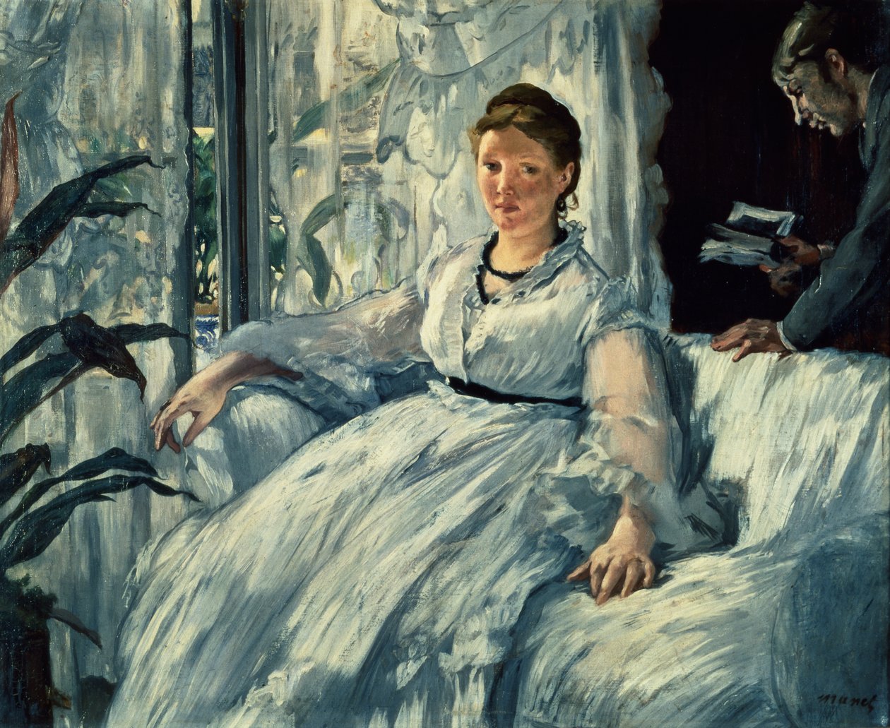 Reading by Édouard Manet