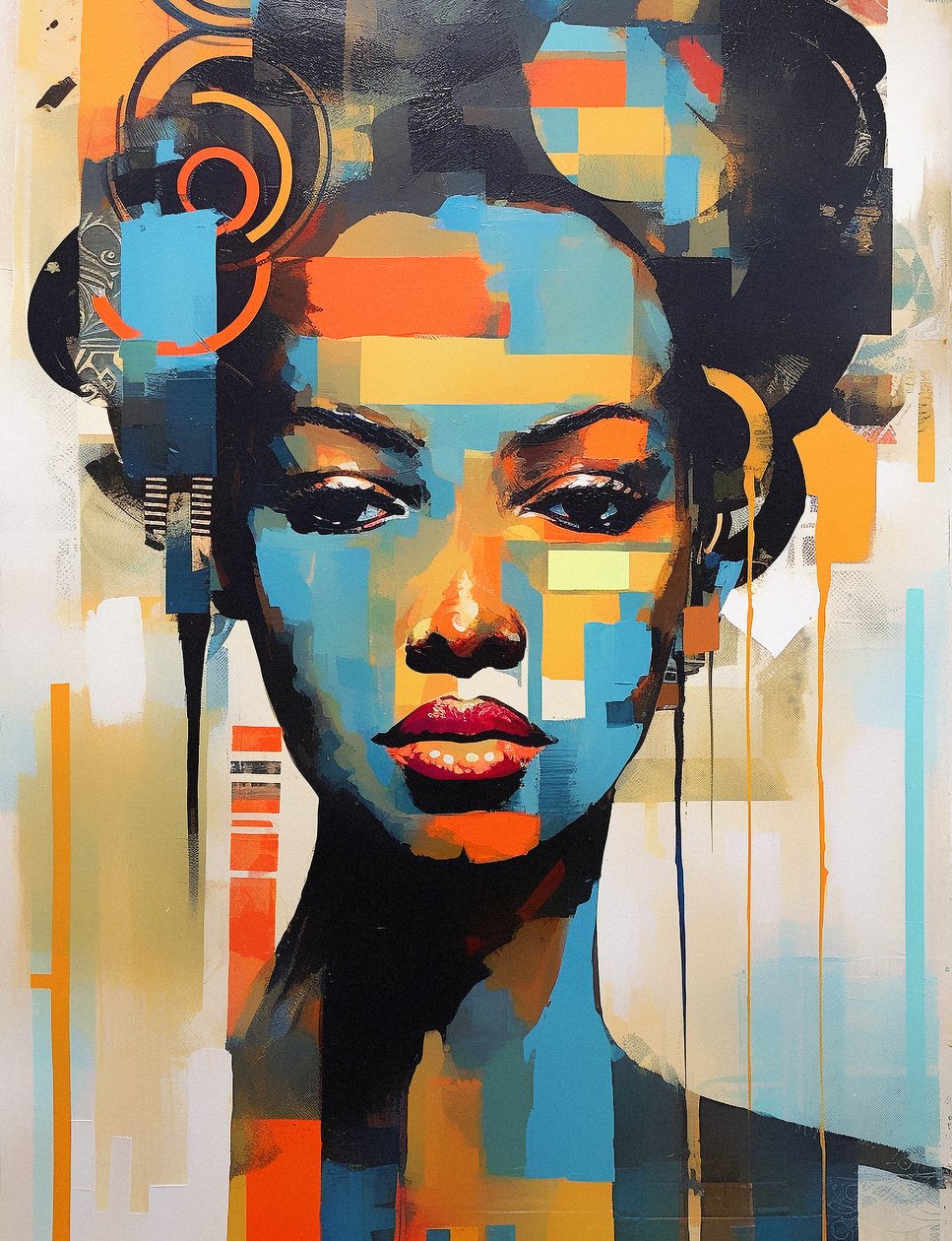 Black female abstract artists sale