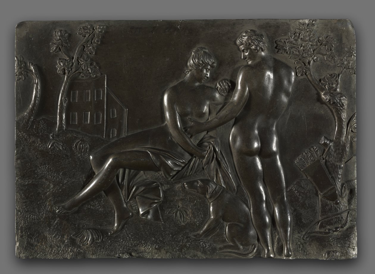 Venus and Adonis by follower of Georg Raphael Donner