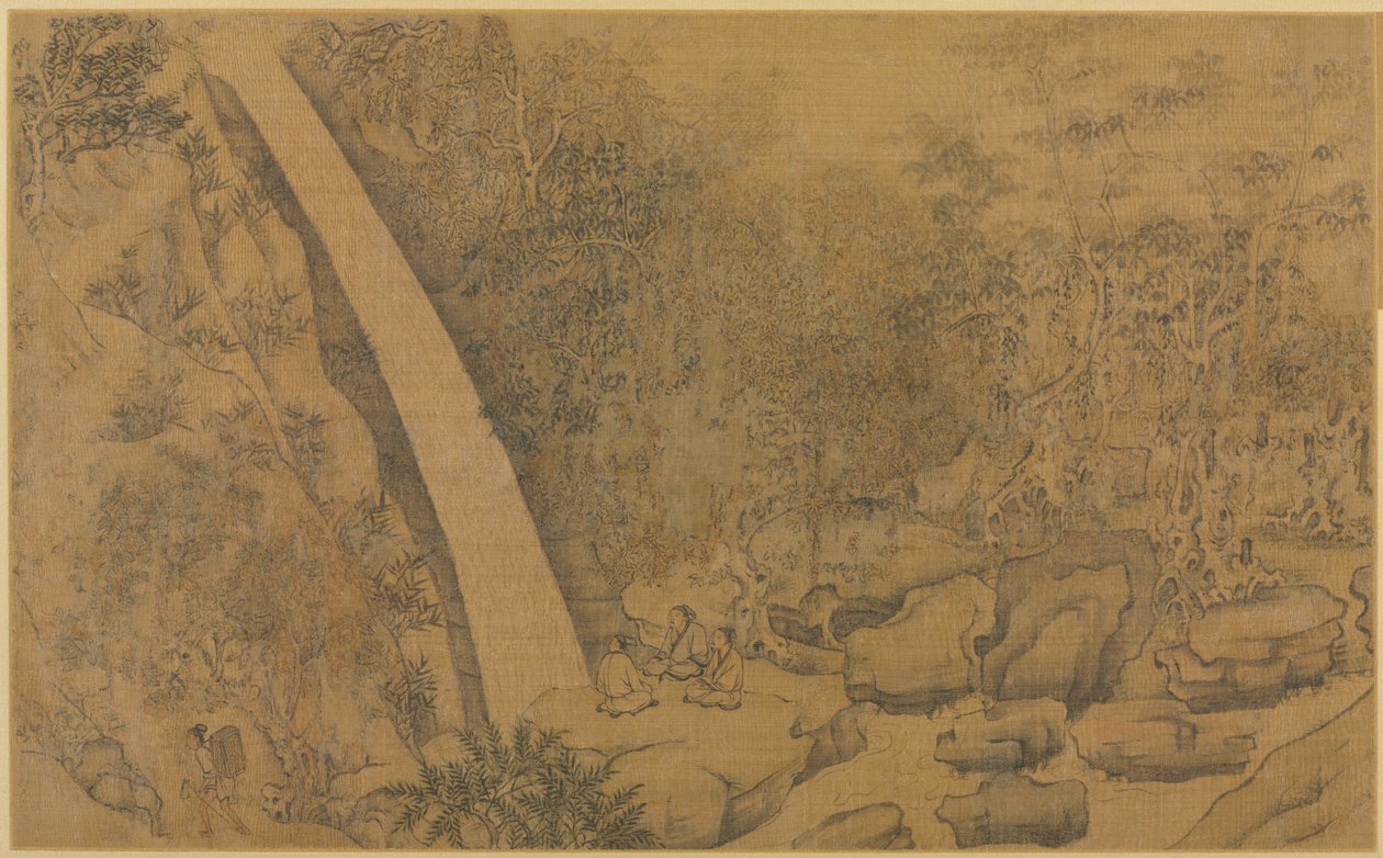 Dwelling in the Longmian ("Sleeping Dragon") Mountains by follower of Li Gonglin
