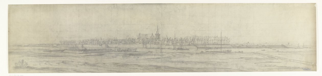 View of Grave, 1672 by frères Moreau