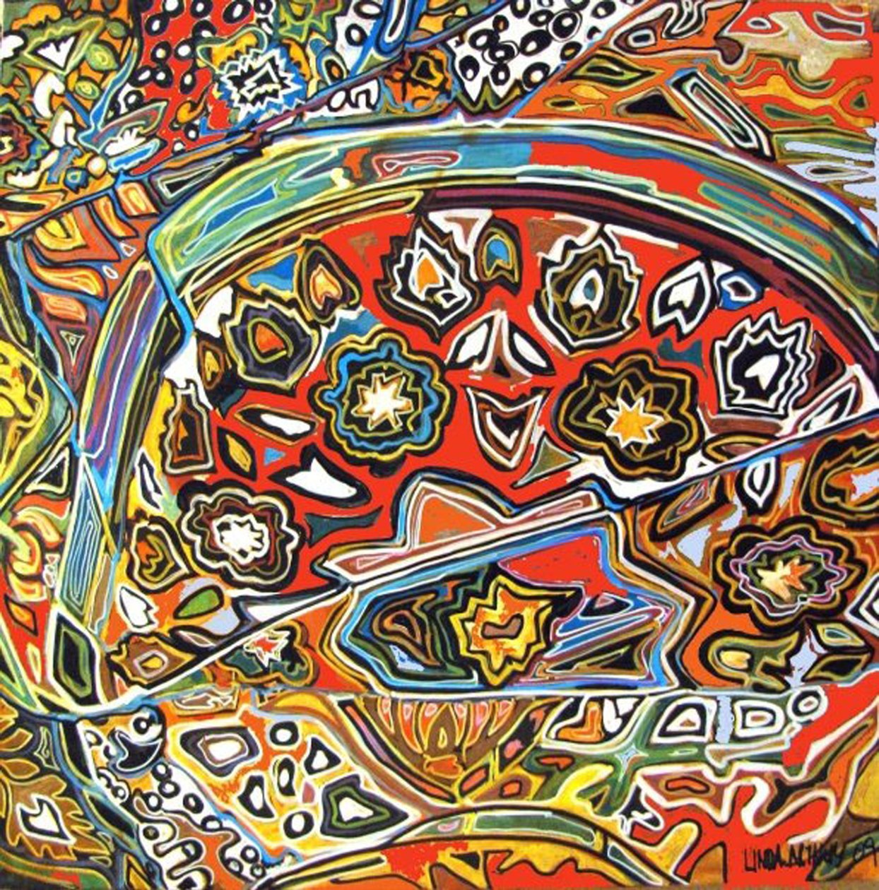 Detail of Egyptian Work by linda arthurs