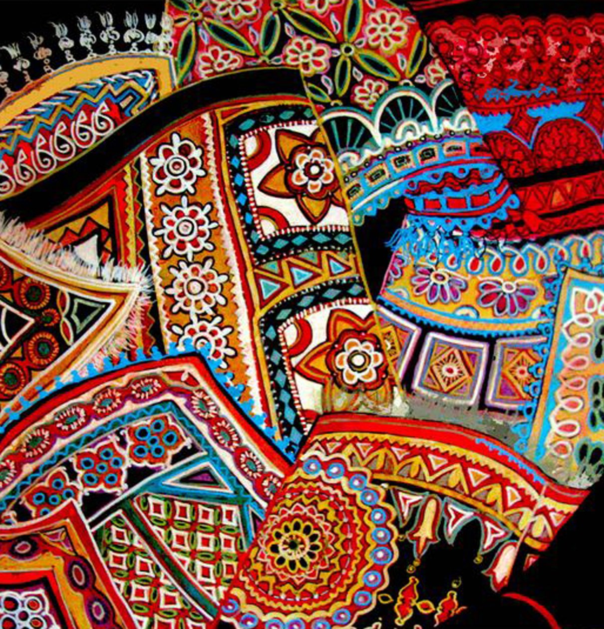 Oriental Fans by linda arthurs