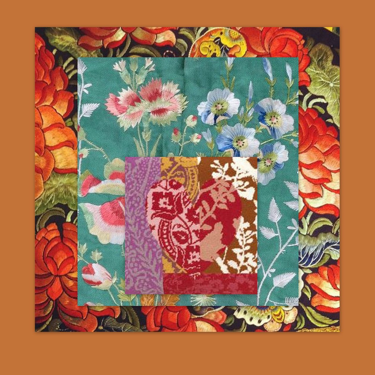 Pretty Floral Collage by linda arthurs