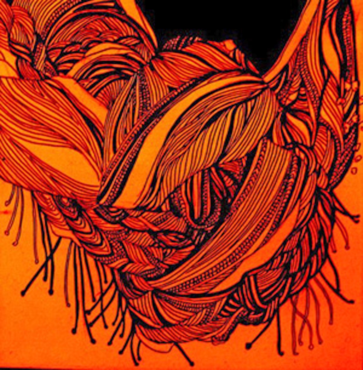Rust Scarf, 2016 by linda arthurs