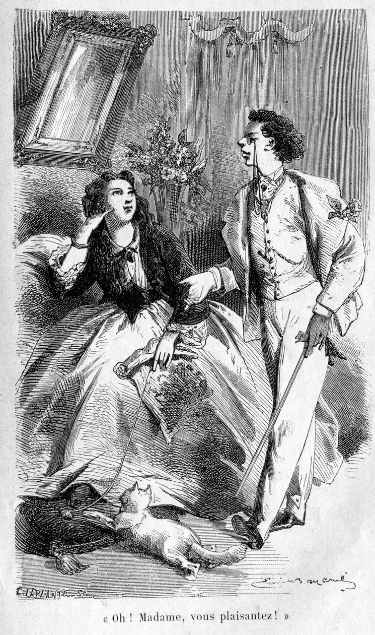 One out of 28 Full-Page Illustrations by Émile Bayard by Émile Bayard