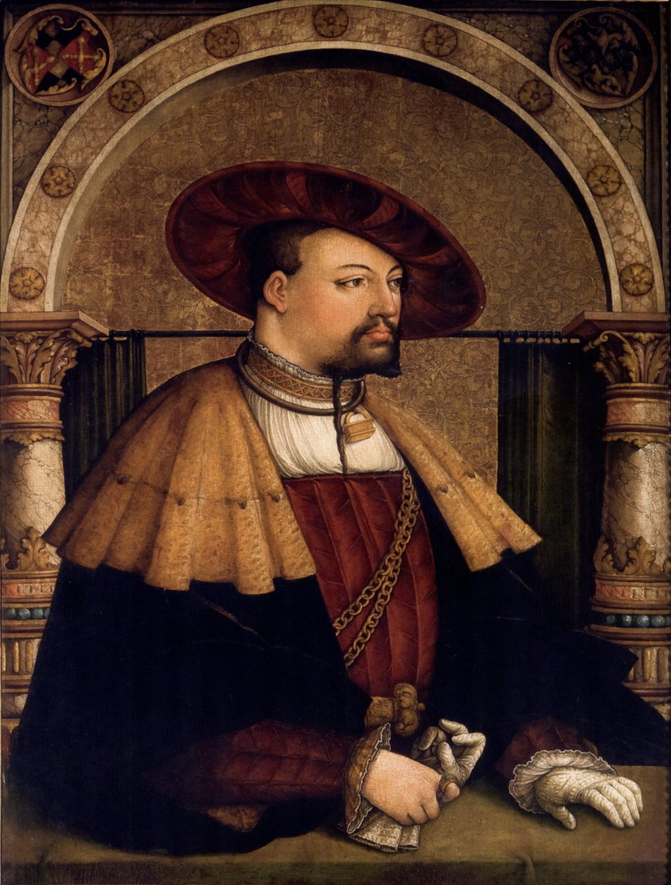 Portrait of Eitelfriedrich III of Zollern, 1561 by Josef Weis