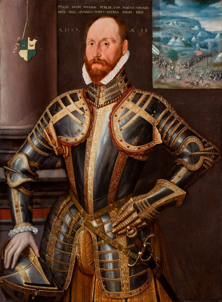 John Farnham, Gentlemen-Pensioner to Elizabeth I by or Muelen Meulen