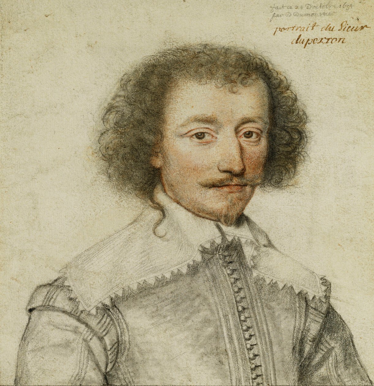 Portrait of Pierre Le Hayer Duperron by or Dumoustier Dumonstier