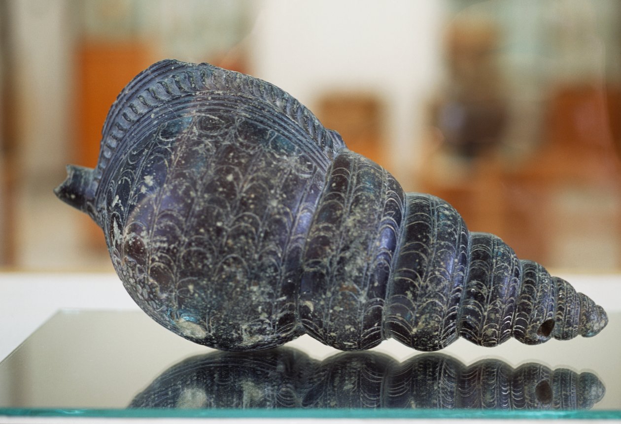 Triton-shell Rhyton from the Palace of Malia, Crete, Greece, Minoan Civilization by Unbekannt Unbekannt